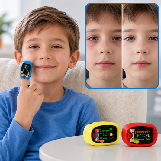 Kid Pulse Oximeter | Check Oxygen & Pulse Levels in Seconds at Home