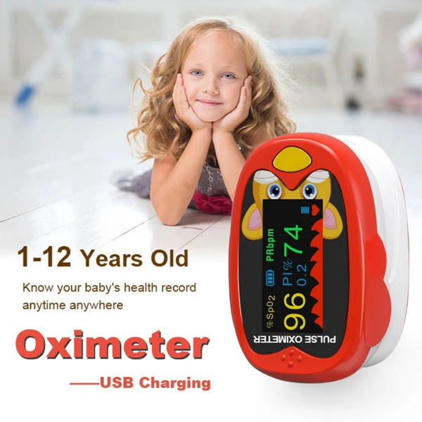 Kid Pulse Oximeter  Check Oxygen & Pulse Levels in Seconds at Home