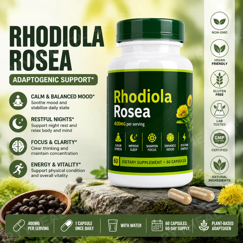 Rhodiola Rosea | Calm Your Stress & Get Your Focus Back