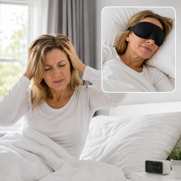 Luxury Sleep Mask  Block Light, Sleep Deeper & Wake Up Refreshed